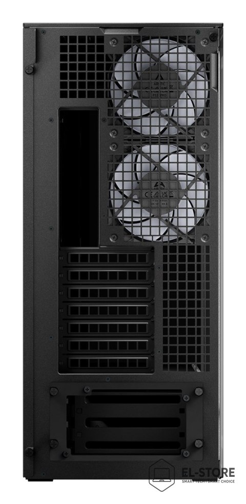 No name Obudowa Arctic Xtender Schwarz Glasfenster ohne GPU mount