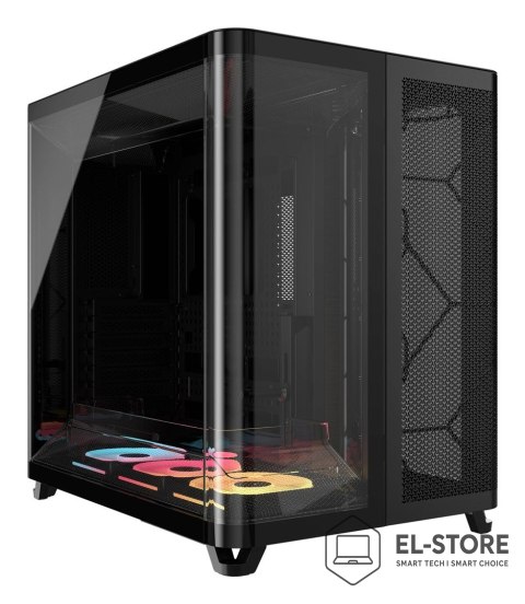 Corsair Obudowa CORSAIR Geh Midi AIR 5400 LX-R LINK Szkło hartowane Czarne