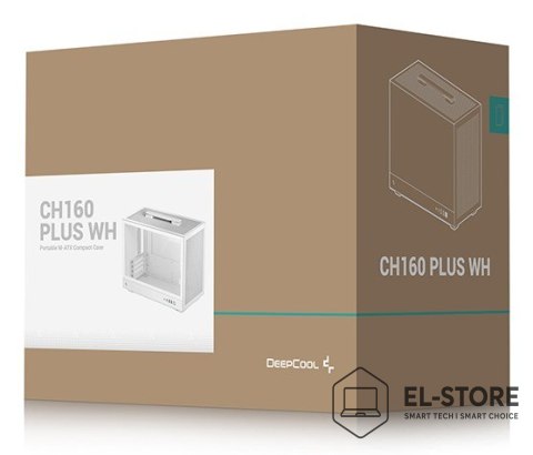DEEPCOOL DeepCool CH160 PLUS WH Small Form Factor (SFF) Biały