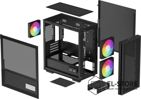 DEEPCOOL OBUDOWA DeepCool CH360 DIGITAL (R-CH360-BKAPE3D-G-1)