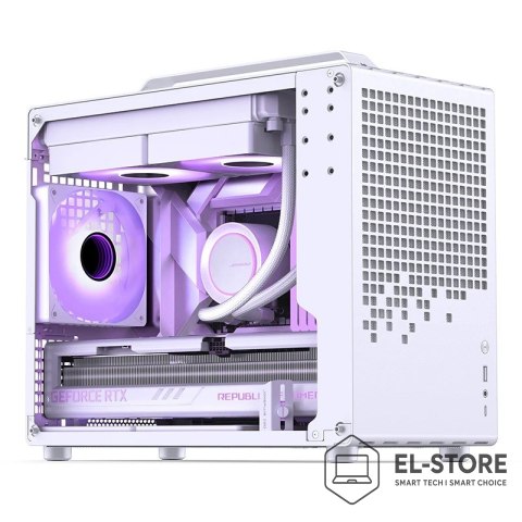 Jonsbo Obudowa Jonsplus Z20 GEJP-023 Mesh PC, Mini Tower, Micro-ATX, z uchwytem do przenoszenia - biała