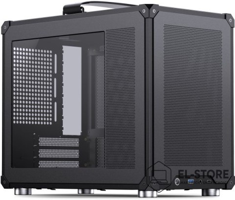 Jonsbo Obudowa PC Jonsbo C6 MAX, Mini Obudowa, Micro-ATX, Szkło Hartowane -