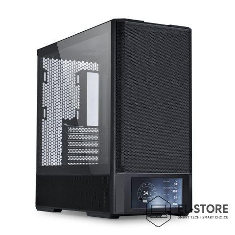 LIAN LI Lian Li LANCOOL 207 Digital PC-Gehäuse, Midi-Tower, ATX, Tempered Glass, kolor czarny