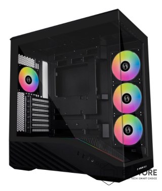LIAN LI Obudowa Lian Li Vector V100 Midi Tower, ATX, RGB, Tempered Glass - Black