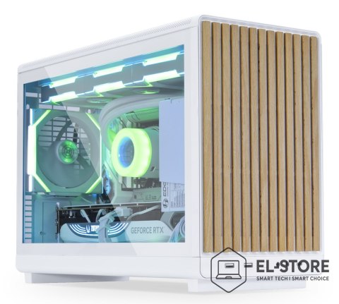 LIAN LI Obudowa PC Lian Li DAN A3-mATX Wood Edition, Szkło hartowane, Micro-ATX - Buk, biała