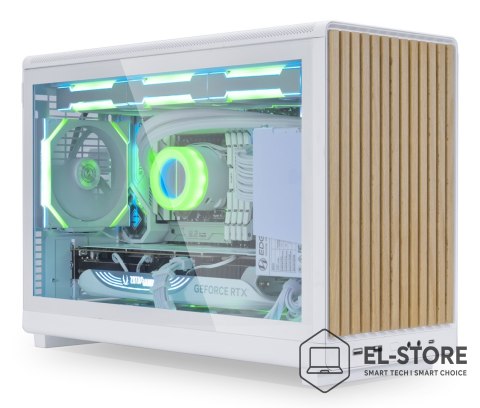 LIAN LI Obudowa PC Lian Li DAN A3-mATX Wood Edition, Szkło hartowane, Micro-ATX - Buk, biała