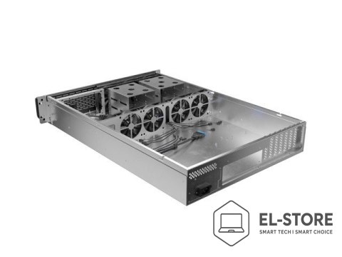 Lanberg Obudowa do serwera modułowego Rack 2U Lanberg SC01-6502-12B 0 GB