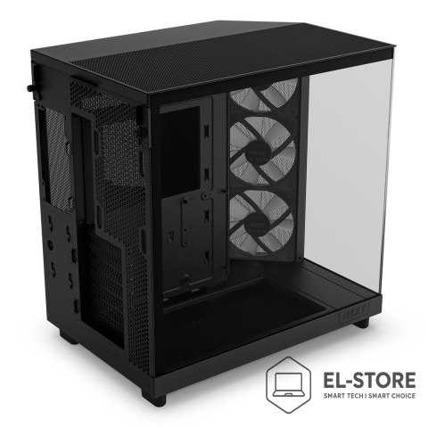 NZXT NZXT OBUDOWA KOMPUTEROWA NZXT H6 FLOW RGB MIDI TOWER Z OKNEM CZARNA