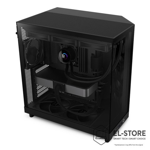 NZXT NZXT OBUDOWA KOMPUTEROWA NZXT OBUDOWA H6 FLOW MIDI TOWER Z OKNEM CZARNA