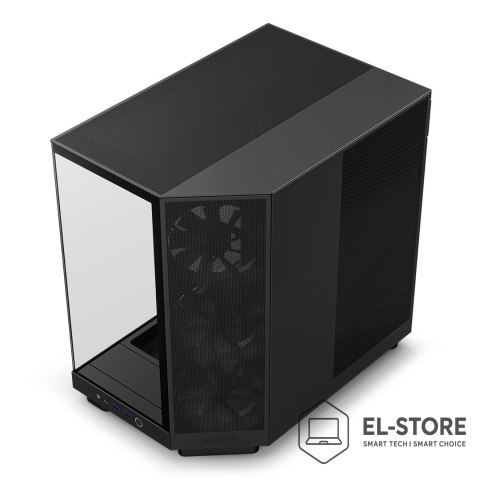 NZXT NZXT OBUDOWA KOMPUTEROWA NZXT OBUDOWA H6 FLOW MIDI TOWER Z OKNEM CZARNA