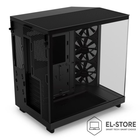 NZXT NZXT OBUDOWA KOMPUTEROWA NZXT OBUDOWA H6 FLOW MIDI TOWER Z OKNEM CZARNA