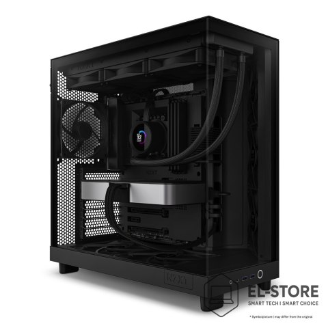 NZXT NZXT OBUDOWA KOMPUTEROWA NZXT OBUDOWA H6 FLOW MIDI TOWER Z OKNEM CZARNA