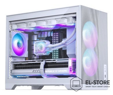 Phanteks Obudowa PC PHANTEKS XT M3, Mini Obudowa, mATX, RGB, Szkło hartowane - w tym 3x wentylatory 120 mm, biały
