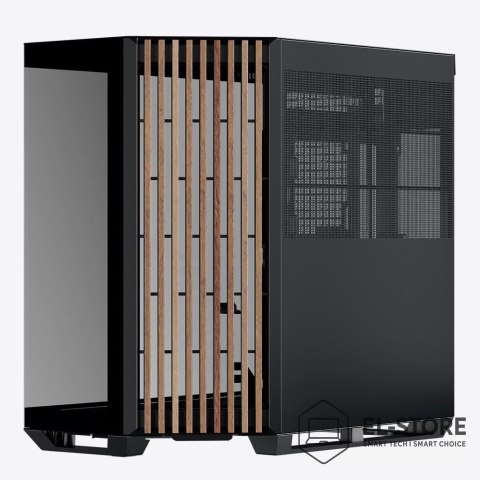 APNX Obudowa PC APNX V1, Midi-Tower, ATX, Tempered Glass, Holz, schwarz