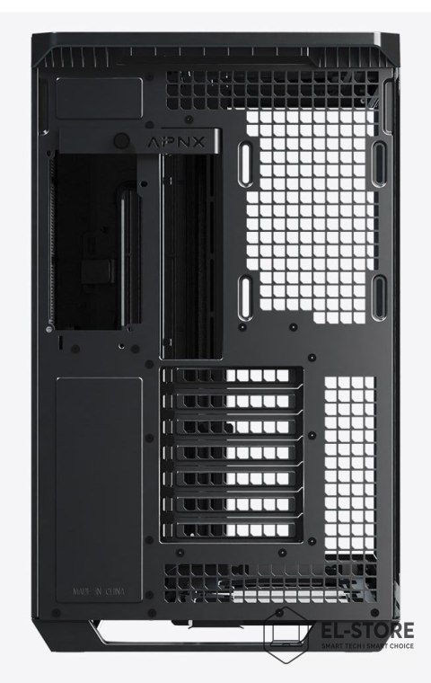 APNX Obudowa PC APNX V1, Midi-Tower, ATX, Tempered Glass, Holz, schwarz