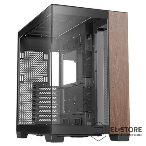 Antec Obudowa komputerowa Antec C8 Wood Full Tower Czarny, Drewno