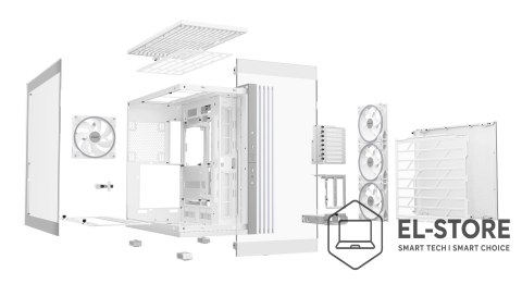 BE QUIET! OBUDOWA BE QUIET! Light Base 900 DX White
