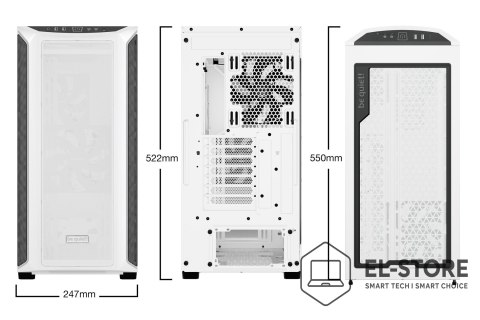 BE QUIET! OBUDOWA BE QUIET! SHADOW BASE 800 DX WHITE