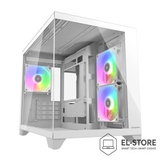 COUGAR COUGAR CGR-2QA6W-RGB Mini Tower Biały