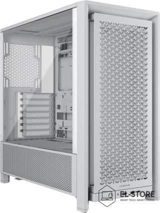 Corsair Obudowa CORSAIR Geh Midi FRAME 4000D Mid-Tower, Biały