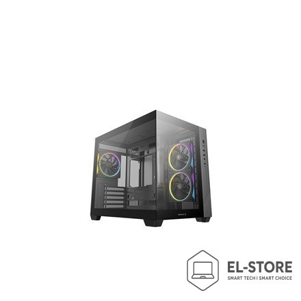 DEEPCOOL DeepCool CG330 3F Tower Czarny
