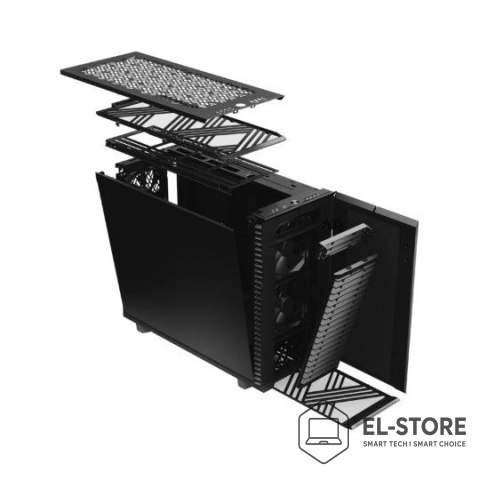 FRACTAL DESIGN OBUDOWA FRACTAL DEFINE 7 Black Solid