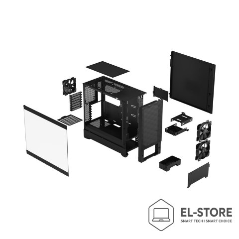 FRACTAL DESIGN Obudowa Fractal Design Pop Air Black TGClear Tint