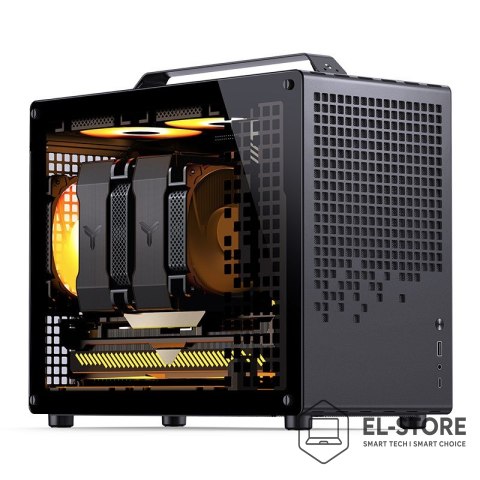 JONSPLUS Obudowa Jonsplus MATX Uchwyt Case Z20 - czarny
