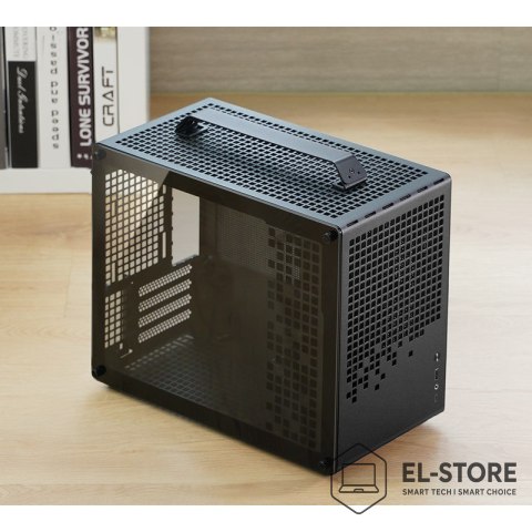 JONSPLUS Obudowa Jonsplus MATX Uchwyt Case Z20 - czarny