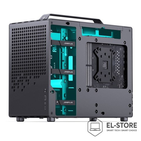 JONSPLUS Obudowa Jonsplus MATX Uchwyt Case Z20 - czarny