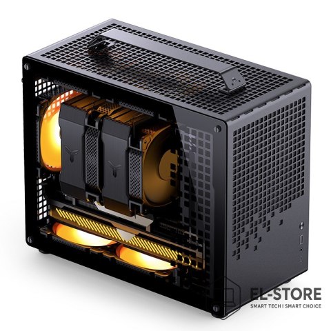 JONSPLUS Obudowa Jonsplus MATX Uchwyt Case Z20 - czarny