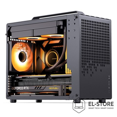JONSPLUS Obudowa Jonsplus MATX Uchwyt Case Z20 - czarny