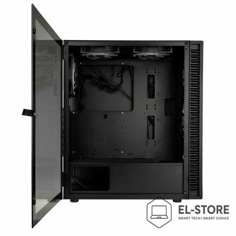 KOLINK Obudowa Kolink Observatory HF Mesh ARGB Midi Tower - czarny