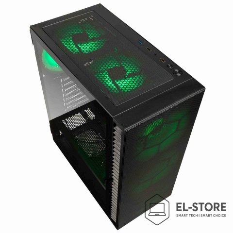 KOLINK Obudowa Kolink Observatory HF Mesh ARGB Midi Tower - czarny