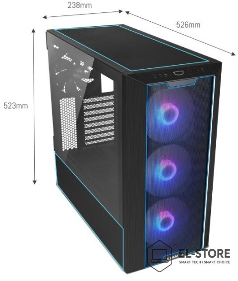LIAN LI Lian Li LANCOOL III E-ATX Case RGB Black