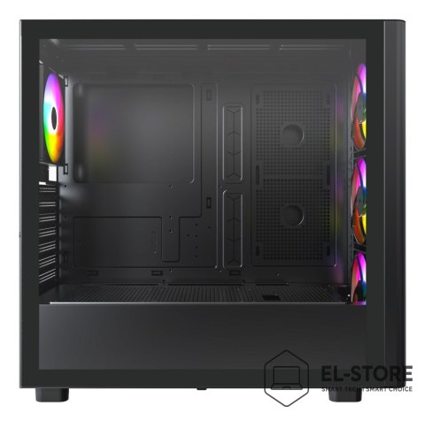 Montech Drewniana obudowa PC Montech XR, Midi-Tower, ATX, ARGB, szkło hartowane