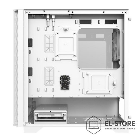 Montech Montech AIR 100 ARGB, Micro-ATX, szkło hartowane - białe