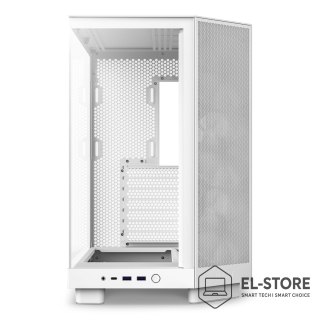 NZXT NZXT OBUDOWA KOMPUTEROWA NZXT H6 FLOW RGB MIDI TOWER Z OKNEM BIAŁA