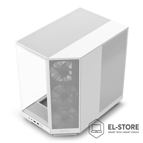 NZXT NZXT OBUDOWA KOMPUTEROWA NZXT H6 FLOW RGB MIDI TOWER Z OKNEM BIAŁA