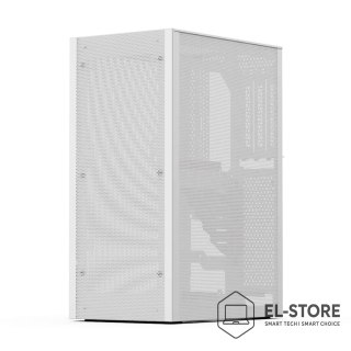 Ssupd Ssupd Meshlicious Full Mesh PCIE 4.0 Edition Mini-ITX Gehäuse - weiß