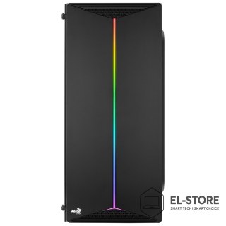 Aerocool Obudowa Aerocool PGS SPLIT A AEROPGSSPLIT-A-BKRGB (ATX, Micro ATX, Mini ITX; kolor czarny)