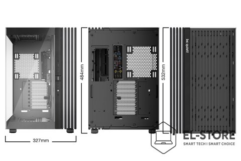 BE QUIET! OBUDOWA BE QUIET! Light Base 900 DX Black