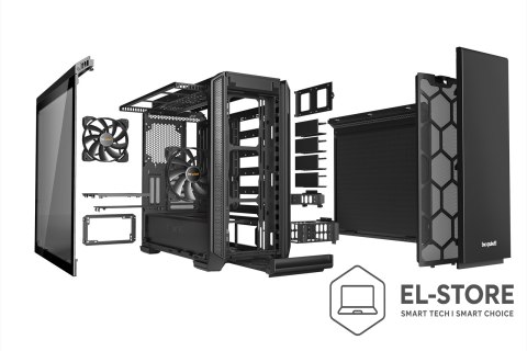 BE QUIET! Obudowa BE QUIET! SILENT BASE 601 BGW26 (ATX, Extended ATX, Mini ATX, Mini ITX; kolor czarny)