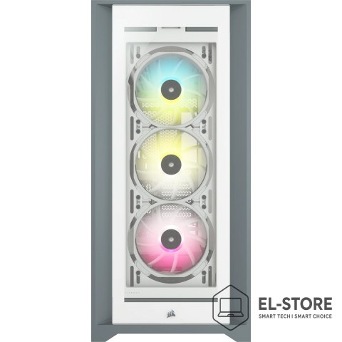 Corsair Obudowa Corsair iCUE 5000X RGB Mid-Tower ATX Tempered Glass White (CC-9011213-WW)