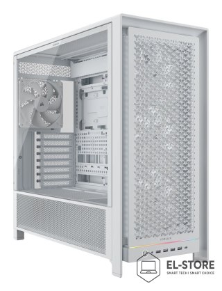 Corsair Obudowa PC Corsair Frame 5000D, Midi-Tower, E-ATX, Szkło hartowane - biała