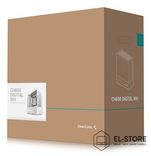 DEEPCOOL Obudowa DeepCool CH690 Digital WH (R-CH690-WHNNA0D-G-1)
