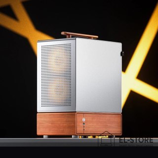 Jonsbo Obudowa PC Jonsbo T7, Midi-Tower, mATX, Szkło Hartowane - srebrne