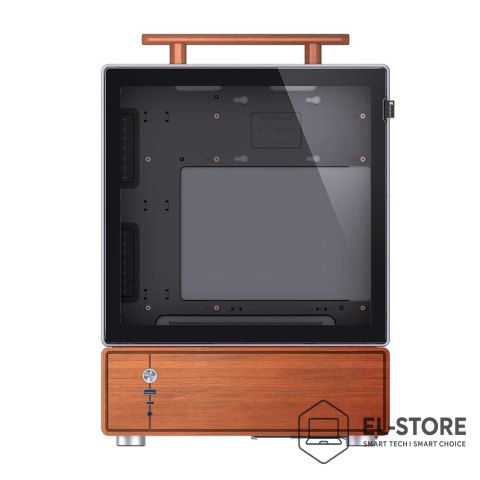 Jonsbo Obudowa PC Jonsbo T7, Midi-Tower, mATX, Szkło Hartowane - srebrne