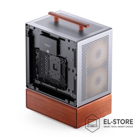 Jonsbo Obudowa PC Jonsbo T7, Midi-Tower, mATX, Szkło Hartowane - srebrne