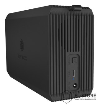 RAIDSONIC ICY BOX IB-RD3720-CU3 Obudowa HDD/SSD Czarny 2.5/3.5"